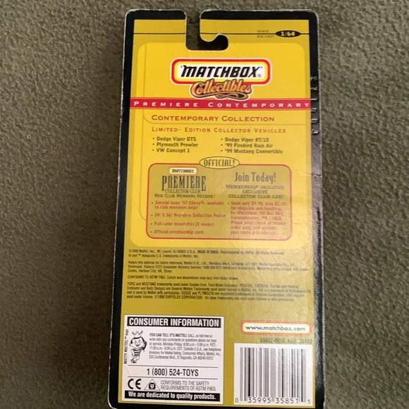NIP Matchbox Collectibles Premier Contemporary Firebird Ram Air Special Edition - Picture 4 of 7